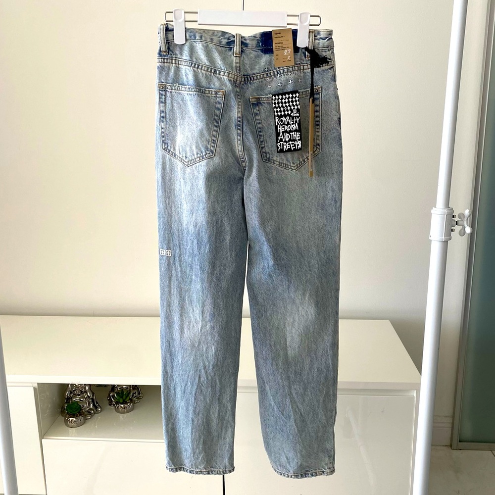 Ksubi Brooklyn Mid-High Rise Straight Leg